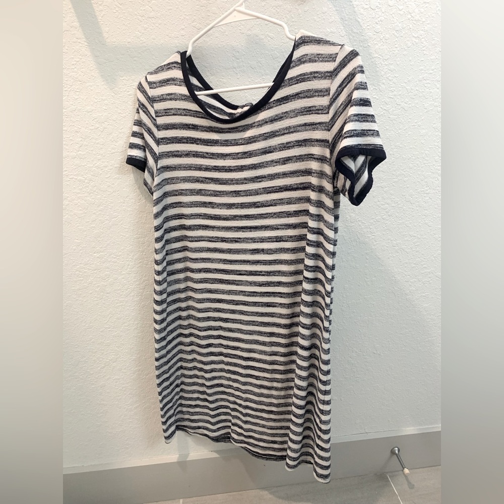 Blue & White Stripe Dress